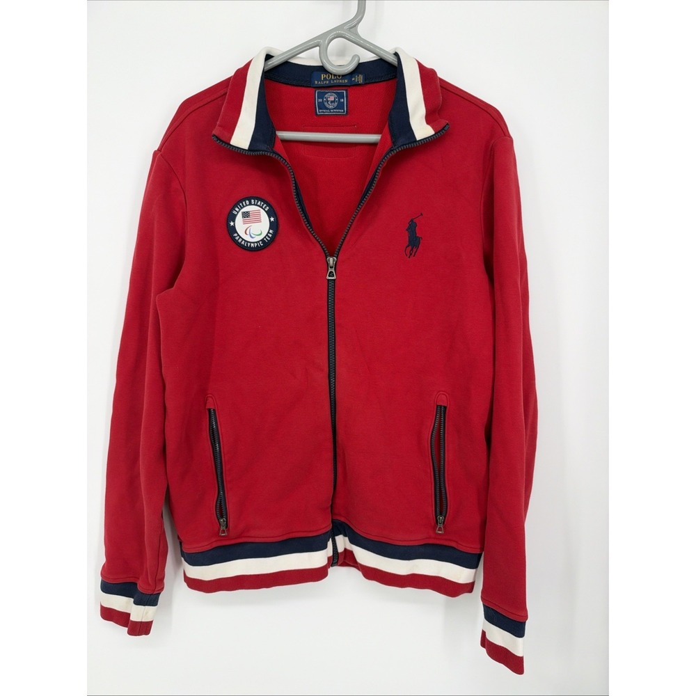 RARE Polo Ralph Lauren 2018 Paralympic Team Full Zip Jacket Size M